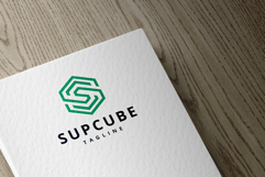 Geometric Hexagon S Letter Logo Product Image 2