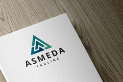 ASMEDA Abstract Triangle Tech Logo Product Image 1