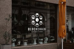 Blockchain Crypto Currency Cash Logo Product Image 4