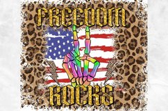 Freedom Rock Png 20 oz Skinny Tumbler Sublimation Design Product Image 2
