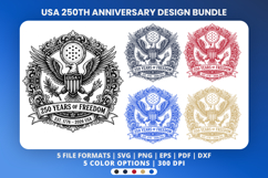 patriotic eagle svg, usa 250th anniversary, sublimation design png, 1776-2026 svg, american flag eagle, 4th of july svg, liberty 250 png, independence day svg, usa pride sublimation, patriotic shirt design