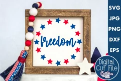 4th of July Svg, America Farmhouse Sign, Freedom Product Image 1