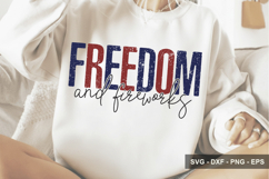 Freedom and Fireworks - 4th Of July Design Product Image 1