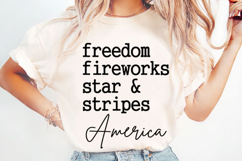 Freedom Fireworks Svg Design Product Image 1