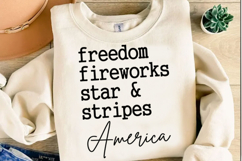 Freedom Fireworks Svg Design Product Image 3