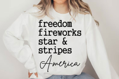 Freedom Fireworks Svg Design Product Image 4