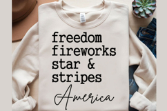 Freedom Fireworks Svg Design Product Image 2