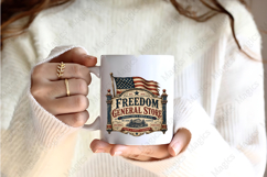 Freedom General Store Vintage Americana Sign PNG Product Image 2