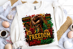 Freedom Is My Birthright Juneteenth PNG Sublimation Design Product Image 5