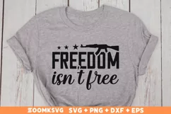 Freedom isn't free SVG | Military SVG | Veteran SVG Product Image 1