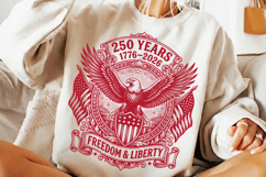 freedom and liberty, patriotic eagle svg, 250th anniversary usa, 1776-2026 svg, american flag eagle, 4th of july svg, liberty 250 png, independence day svg, usa pride sublimation, patriotic shirt design