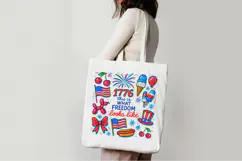 Patriotic Red, White and Blue, Sublimation|4th of July PNG Product Image 2