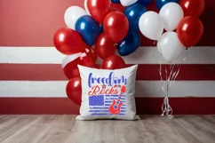 Freedom Rocks SVG,Patriotic 4th of July SVG,American SVG Product Image 3
