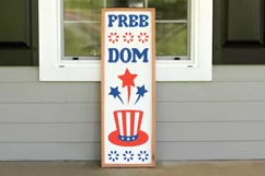 Freedom Porch Sign SVG,Freedom Quote SVG,Liberty Bell SVG Product Image 3