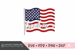 Freedom SVG , Born to sparkle SVG , Fourth Of July SVG Product Image 1