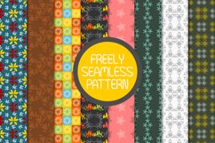 Freely Seamless Pattern Product Image 1