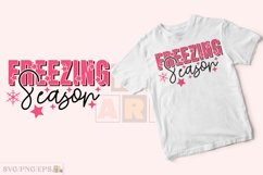 Freezing Season Christmas SVG T-shirt Design Product Image 2