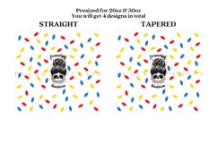 Freezing Season Christmas skinny tumbler sublimation wrap with high resolution 300 DPI and transparant background perfect for 20oz and 30oz skinny tumbler