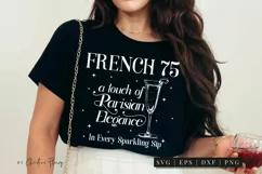 Summer French 75 Cocktail SVG | Summer Cocktail PNG Product Image 2