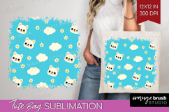 French Bulldog Dog Tote Bag Cute Chibi Puppy Tote Bag PNG Product Image 1