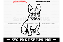 French Bulldog Design Files SVG PNG DXF EPS PDF Product Image 1
