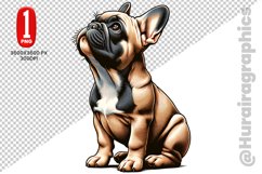 French Bulldog dog clipart- PNG File Product Image 1