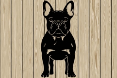 French bulldog stencil silhouette SVG Product Image 1