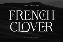 French Clover - Beauty Elegant Ligature Serif Product Image 1