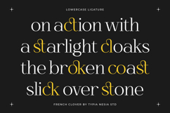 French Clover - Beauty Elegant Ligature Serif Product Image 6