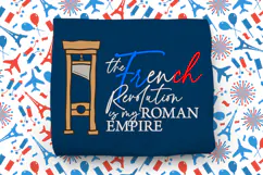 The French Revolution is my Roman Empire Embroidery Duo Product Image 1