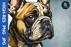 French Bulldog Dog Breed - sublimation PNG Product Image 2
