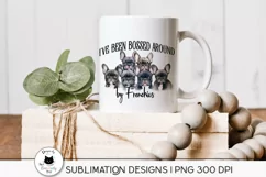 mug with dog illustration 