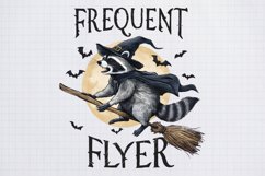 Vintage Raccoon Hallooween &amp; Fall, Halloween Sublimation Product Image 1
