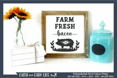 Farm Fresh Bacon | Farmhouse SVG Product Image 2