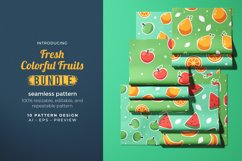 Fresh Colorful Fruits - Seamless Pattern Product Image 1