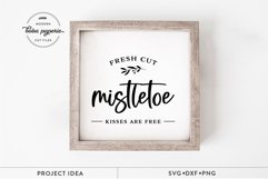 Fresh Cut Mistletoe Sign | Farmhouse Christmas svg Product Image 5