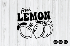 Fresh Lemon SVG, Lemon SVG, Summer SVG, Farm Fresh Lemons Product Image 1
