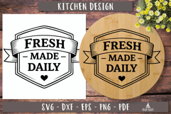 Fresh Made Daily Kitchen SVG