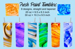 sublimation designs for skinny tumblers with look of fresh paint