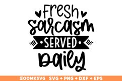 Sarcastic SVG, Funny SVG, Funny Quotes SVG, Sarcasm SVG Product Image 1
