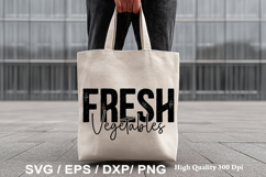 Fresh Vegetables - Tote Bag SVG Design Product Image 1