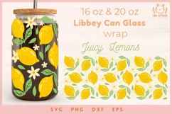 Fresh Yellow Lemons Libbey Wrap SVG PNG 1