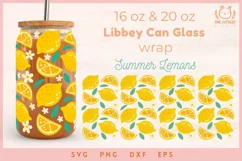 Fresh Yellow Lemons Libbey Wrap SVG PNG 2