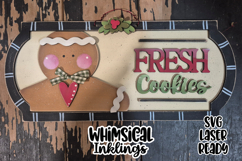 Fresh Cookies Sign Laser SVG Product Image 1