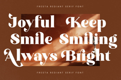 Fresta Rediant - Alternates Serif Font Product Image 10
