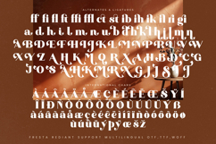 Fresta Rediant - Alternates Serif Font Product Image 19
