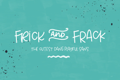 Frick and Frack Handwritten Font Product Image 1