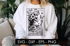 Tarot Card The Last Flying Frick SVG Cut File PNG Product Image 3