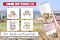 Friday Burnout Animal Tumbler Product Image 1