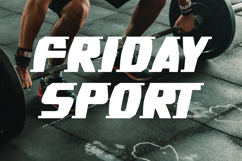 Friday Sport Font Product Image 9